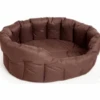 P & L Oval Waterproof Softee Bed Brown 6 -Pet Supplies Store 0005090 p l oval waterproof softee bed brown 6 600