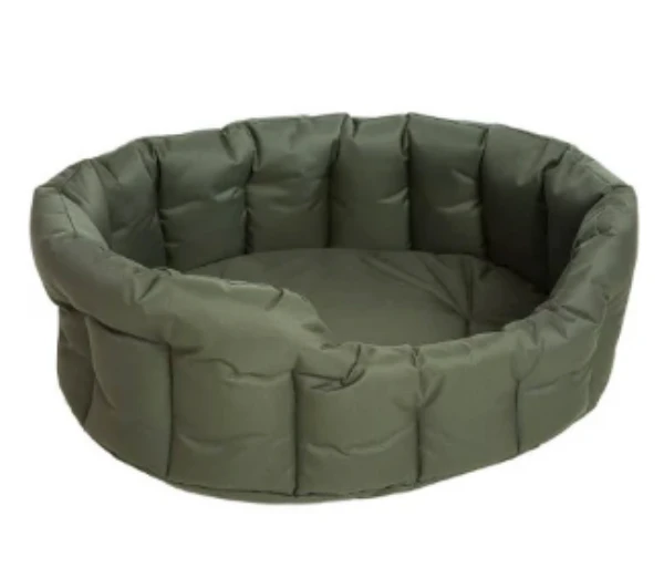 P & L Oval Waterproof Softee Bed Green 6 3 P & L Oval Waterproof Softee Bed Green 6