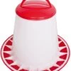 Stockshop Poultry Feeder Red / White 6kg -Pet Supplies Store 0006835 stockshop poultry feeder red white 6kg 600