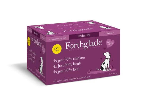 Forthglade Dog - Just Grain Free Chicken, Lamb & Beef 12x395g 3 Forthglade Dog - Just Grain Free Chicken, Lamb & Beef 12x395g