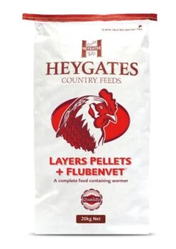 Heygates Layers Pellets + Flubenvet 20kg