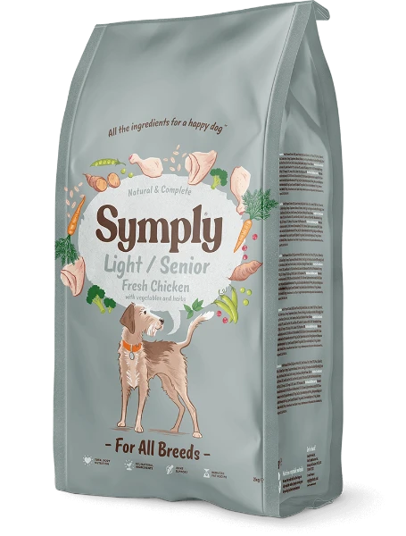 Symply Dog - Adult Light / Senior Chicken 6kg 3 Symply Dog - Adult Light / Senior Chicken 6kg