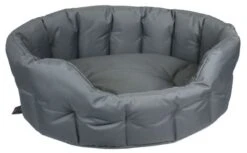P & L Oval Waterproof Softee Bed Grey 6