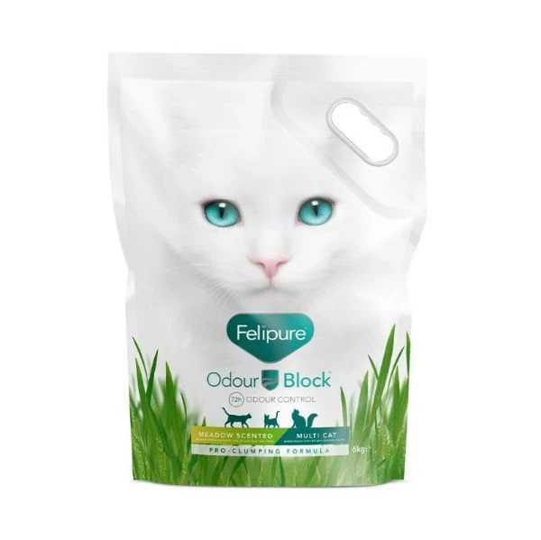 Felipure Multi Cat Meadow Scented Litter 12kg 3 Felipure Multi Cat Meadow Scented Litter 12kg