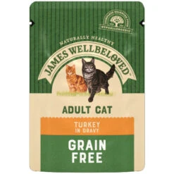 James Wellbeloved Cat - Adult Pouch Grain Free Turkey 24x85g 5 James Wellbeloved Cat - Adult Pouch Grain Free Turkey 24x85g -Pet Supplies Store 0027680 james wellbeloved cat adult pouch grain free turkey 24x85g