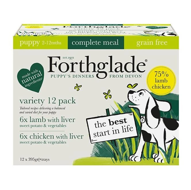 Forthglade Puppy - Complete Grain Free Variety 12x395g 3 Forthglade Puppy - Complete Grain Free Variety 12x395g